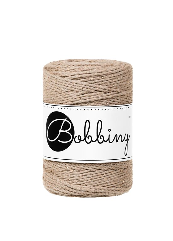 Makramē virve 3PLY - Golden Sand